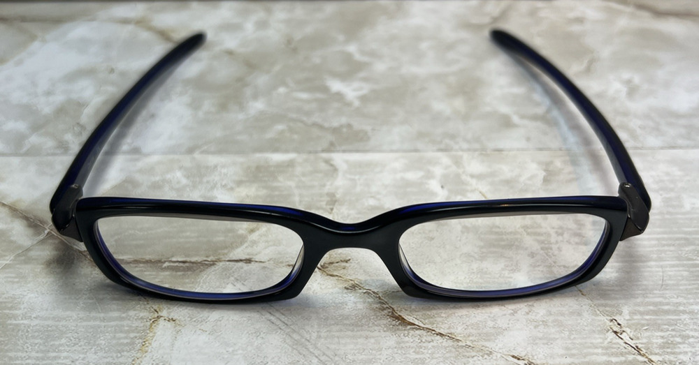 Oakley Cosine Eyeglasses Blue Metal 11-585 FRAMES ONLY 49-20-133